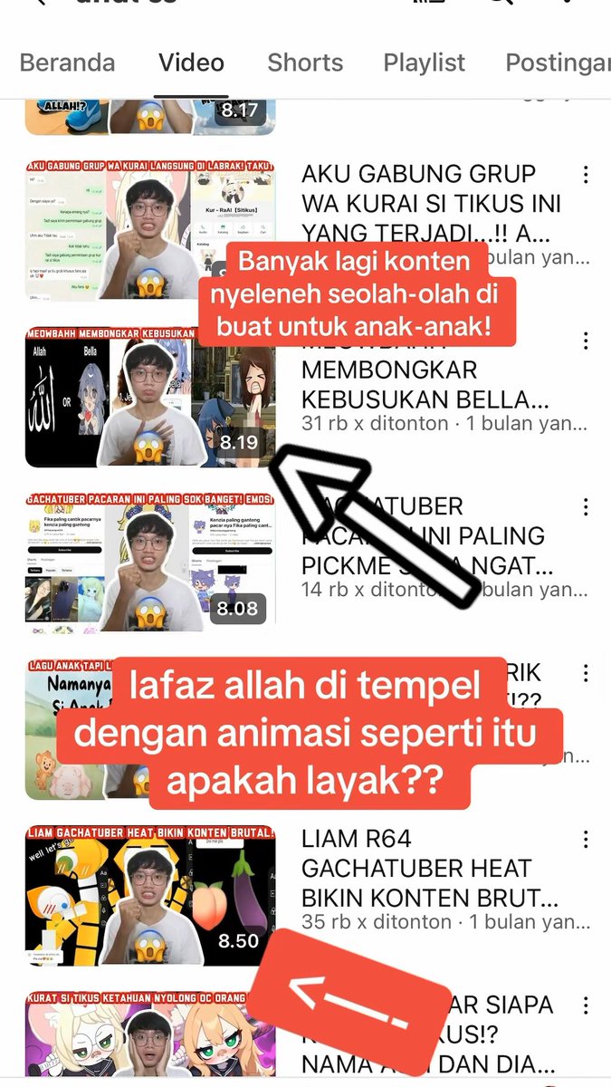 brave_bunch's tweet photo. guys ada kasus baru yang belum banyak orang tau! Youtubers dengan 700 ribu sub membuat konten yang tidak layak di tonton. Penton nya hampir rata-rata anak" dan konten dia banyak berbau 18+. Bahkan ia menjadikan emote 18+ vidio reaction, tolong ramaikn #kasus https://t.co/gkCZYoq4Xc