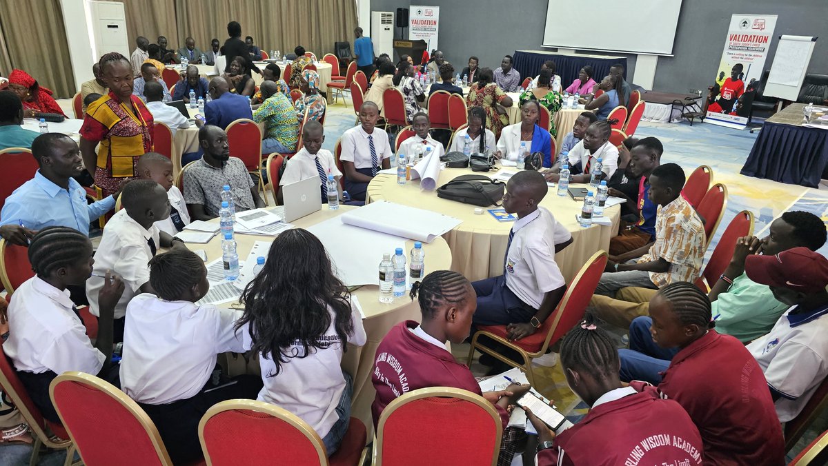 SCSouthSudan's tweet photo. #SouthSudan: The Ministry of Gender, Child and Social Welfare validates Children’s Council Guidelines that plays a key role in the national development efforts. The initiative is supported by the Joining Forces Alliance led by Save the Children. https://t.co/9IBXAwIEXz