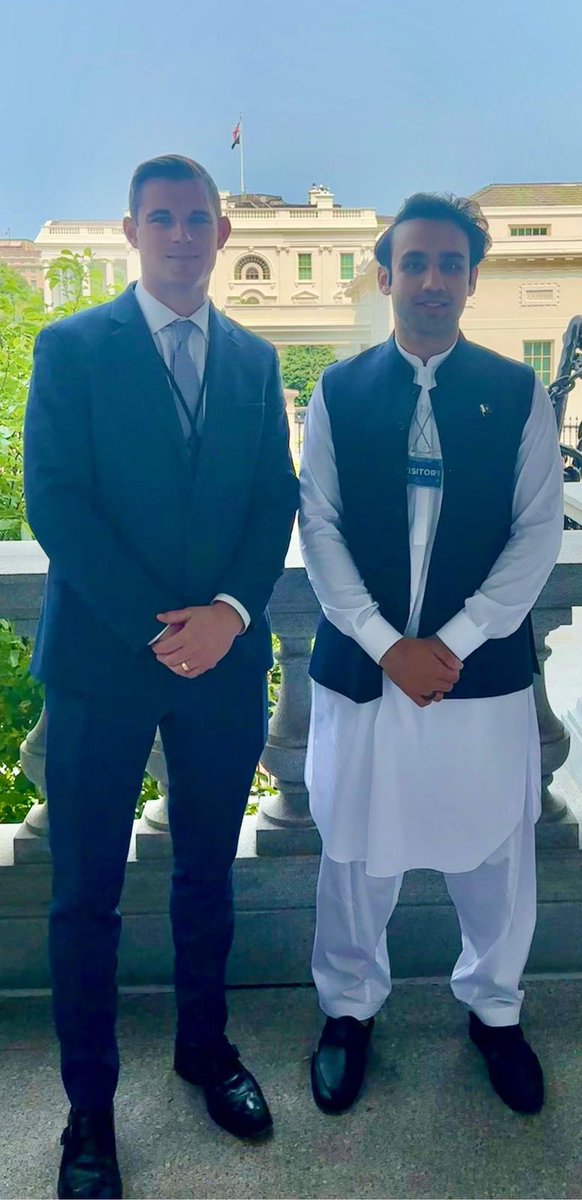 Bilalbinsaqib's tweet photo. Great meeting @BoHines at the @WhiteHouse. We’re building strong bridges with the U.S. on Bitcoin reserves, stablecoins, and digital asset frameworks. 

Exciting times ahead for 🇵🇰 x 🇺🇸collaboration. https://t.co/Ud2YkNfwqo