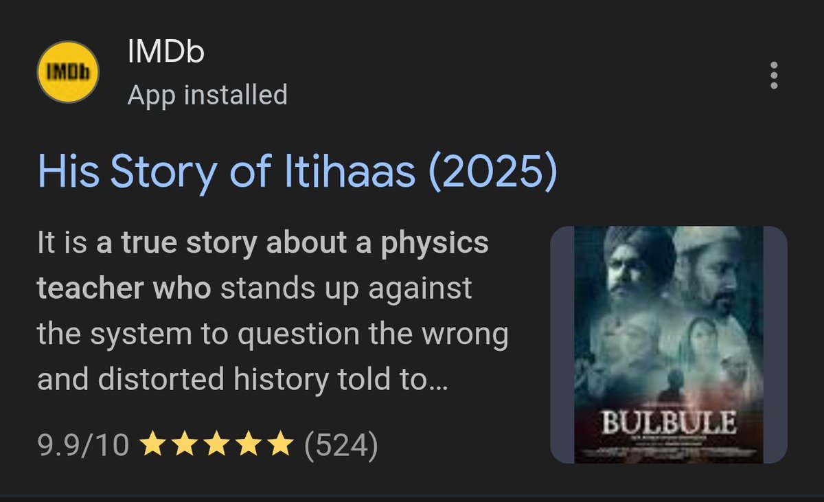A film that got one of the highest review ratings of all Indian films is being sabotaged by laundering cartel. 

The Pakistan-loving Urduwood will do all it can to compensate for loss suffered in Operation Sindoor through internal invasion.