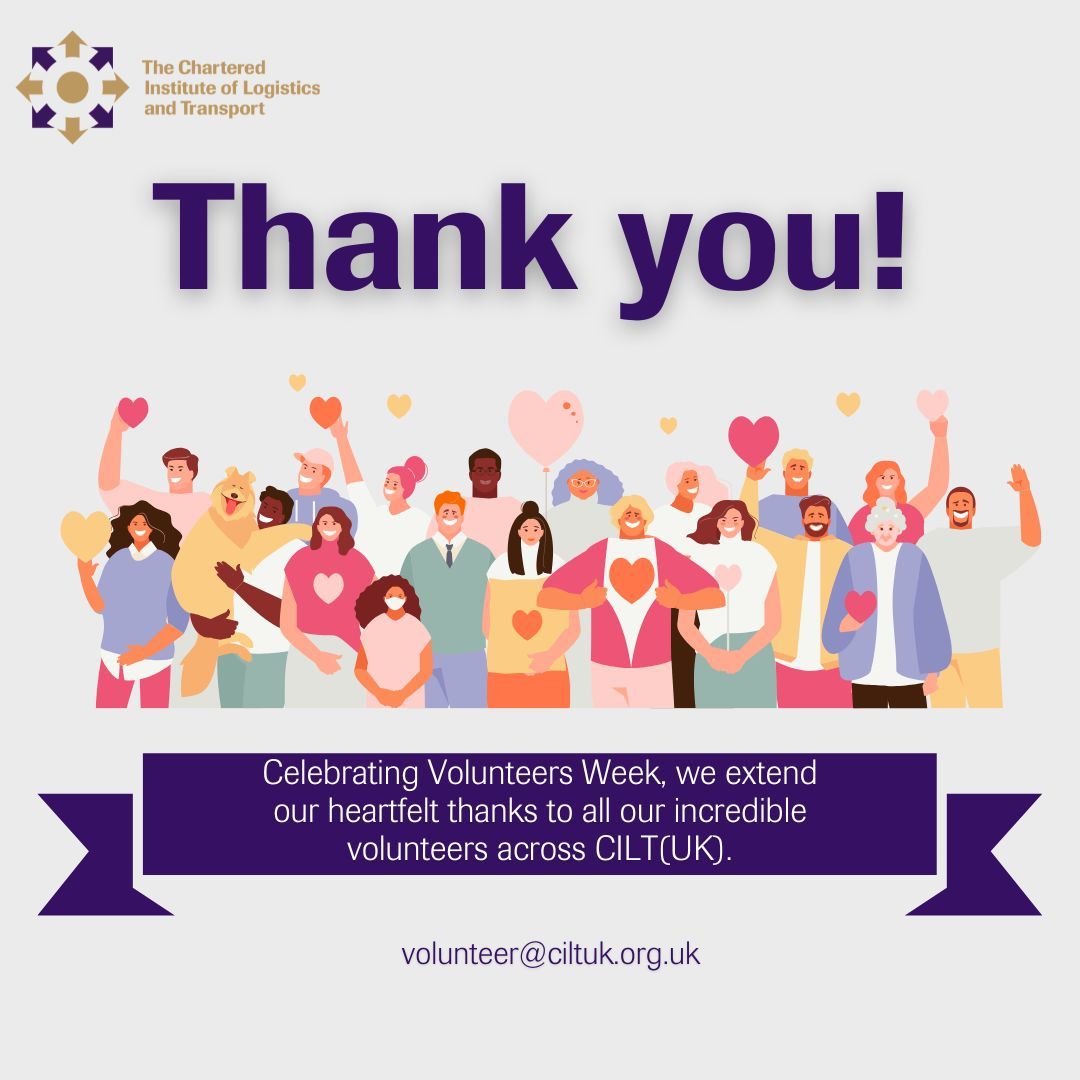 CILT(UK) (@ciltuk) on Twitter photo 🌟 This #VolunteersWeek, we extend our heartfelt thanks to all our incredible volunteers across CILT(UK).
👉 Want to get involved? Email volunteer@ciltuk.org.uk – we’d love to hear from you!
#ThankYouVolunteers #CILTUK #VolunteersWeek2025 #ProudToSupport 🌟 This #VolunteersWeek, we extend our heartfelt thanks to all our incredible volunteers across CILT(UK).
👉 Want to get involved? Email volunteer@ciltuk.org.uk – we’d love to hear from you!
#ThankYouVolunteers #CILTUK #VolunteersWeek2025 #ProudToSupport