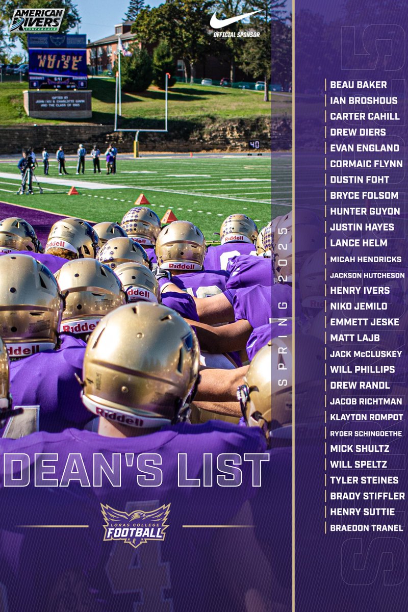 Another great semester from our young men. 2⃣9⃣ members of the Duhawk Football Program named to the Dean's List for the Spring Semester.

#FlyWithUs