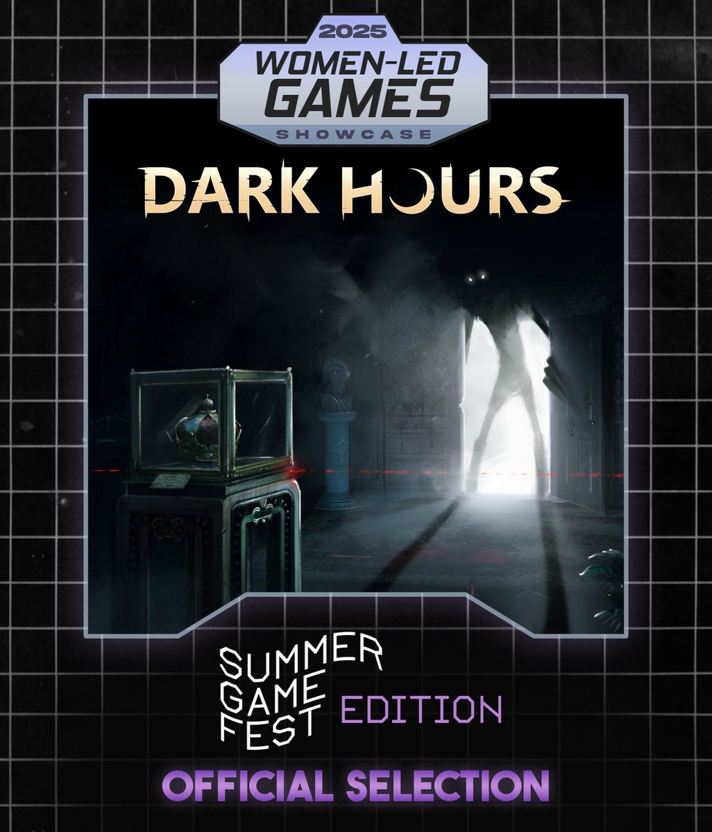 Dark Hours 👻 OUT NOW ⭐ (@darkhoursgame) on Twitter photo Dark Hours is headed to the Women-Led Games Showcase #SummerGameFest Edition by <a href="/womenledgames/">Women-Led Games</a>!
Catch a brand-new trailer teasing what’s creeping around the corner this summer 👀
📅 June 7th – 10AM PT / 7PM CEST
📺 Watch the full showcase: youtube.com/@Women-LedGames
#WLGxSGF25 Dark Hours is headed to the Women-Led Games Showcase #SummerGameFest Edition by <a href="/womenledgames/">Women-Led Games</a>!
Catch a brand-new trailer teasing what’s creeping around the corner this summer 👀
📅 June 7th – 10AM PT / 7PM CEST
📺 Watch the full showcase: youtube.com/@Women-LedGames
#WLGxSGF25