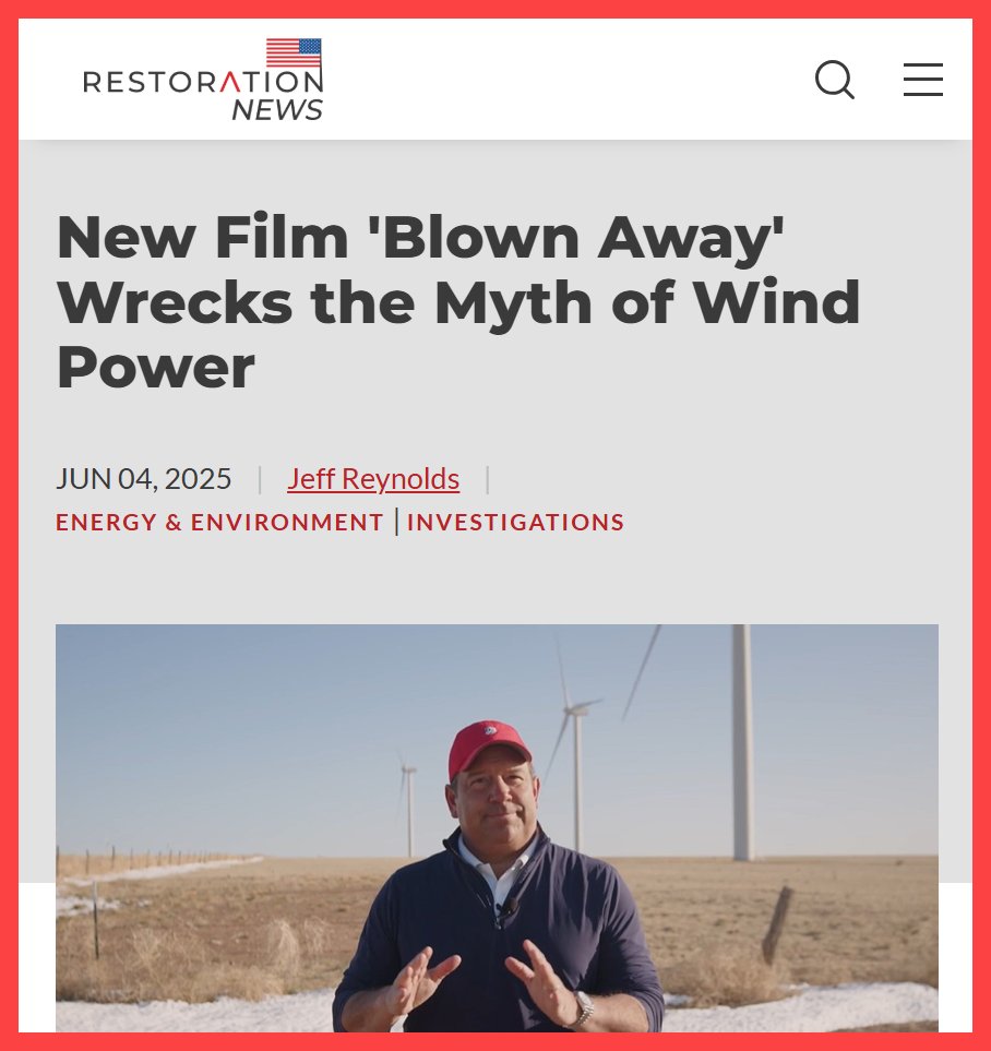 Steve Cortes (@cortessteve) on Twitter photo Thank you <a href="/Restoration_roa/">Restoration of America</a> for this solid, fact-filled review of my new doc.
Please read <a href="/ChargerJeff/">jeffery reynolds</a> and follow him for lots of terrific insights that debunk Climate Hysteria
restoration-news.com/new-film-blown…
Then, see my short 📽️film below👇 Thank you <a href="/Restoration_roa/">Restoration of America</a> for this solid, fact-filled review of my new doc.
Please read <a href="/ChargerJeff/">jeffery reynolds</a> and follow him for lots of terrific insights that debunk Climate Hysteria
restoration-news.com/new-film-blown…
Then, see my short 📽️film below👇