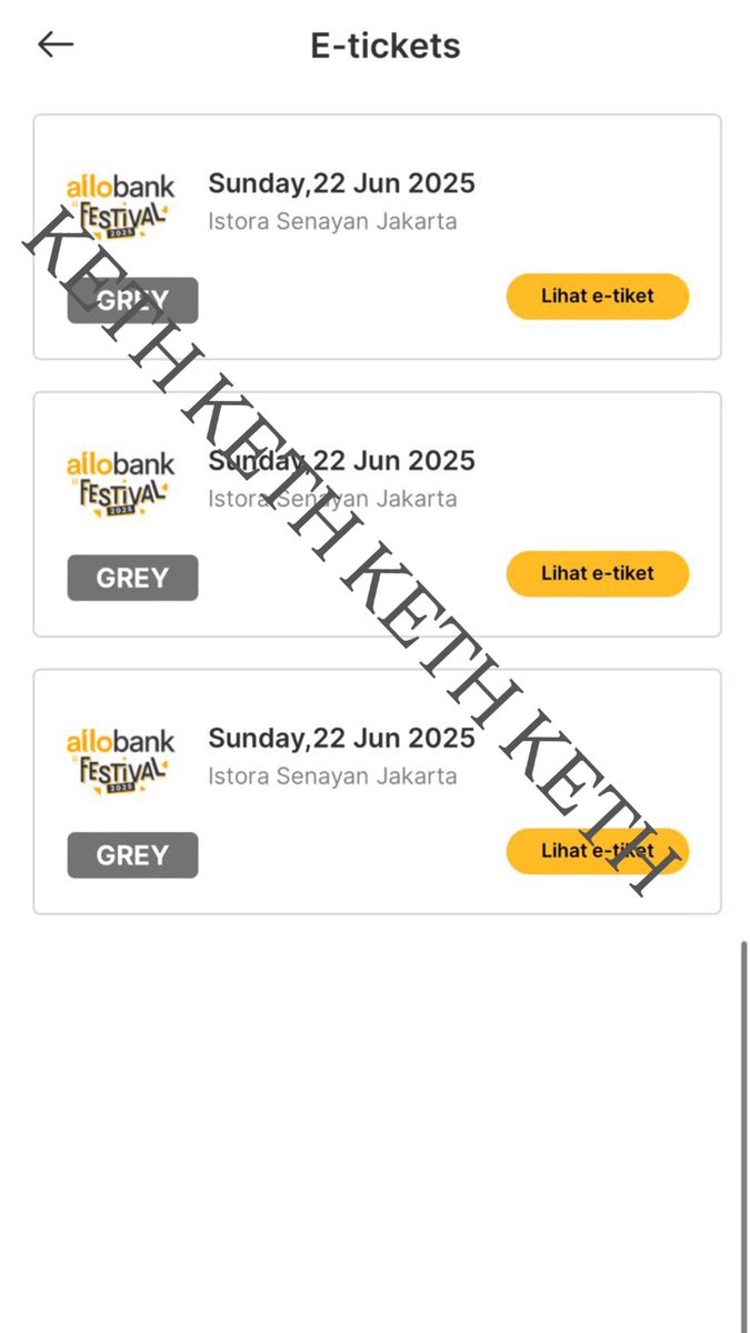 kekethhhh's tweet photo. GIVEAWAY RECEH ‼️ 3 Tiket Outdoor Grey Allobank Festival 2025 

RULES : 
- like and rt this tweet 
- ⁠khusus yg blm ada tiket allofest day 2
- ⁠TEUME ONLY
- ⁠TIDAK BOLEH DIPERJUAL BELIKAN

Close and Announcement 7 Juni 2025 

#giveaway #AllobankFestival2025 #TREASURE https://t.co/SuepTkuW7t