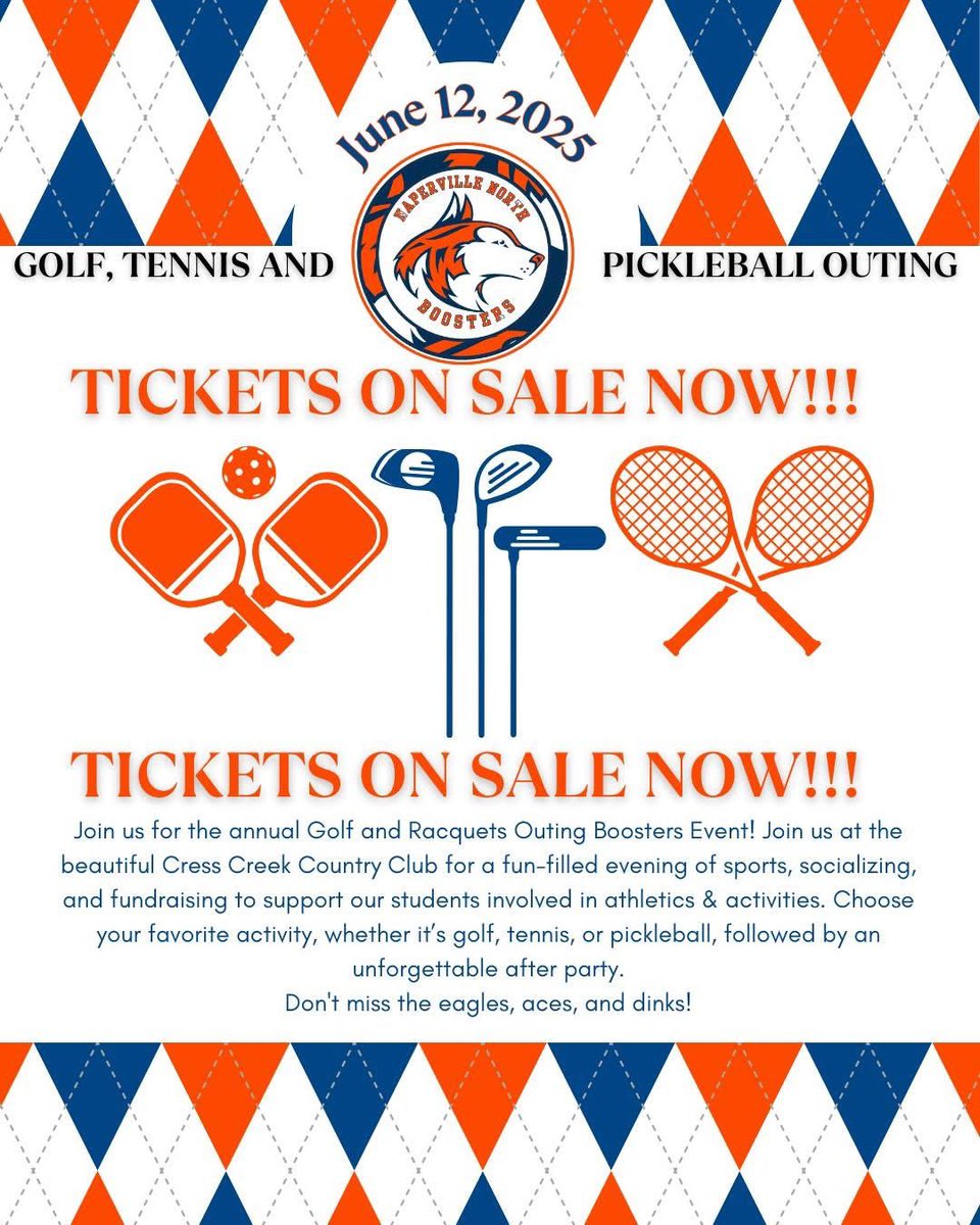NNHS Boosters (@nnhsboosters) on Twitter photo ONE WEEK AWAY TO OUR BEST FUNDRAISER OF THE YEAR. π±πππ ππ ππ πππ πππππ, ππππππ ππ ππ πππ πππππ πβΌοΈ π΄πππππ ππππ π΅π΅π―πΊ πππππππ & πππππ. π―πππ ππ πππππ ππππ
π.
ποΈ SELLINGπ¨ FASTβΌοΈ
gofan.co/event/1964124?β¦ ONE WEEK AWAY TO OUR BEST FUNDRAISER OF THE YEAR. π±πππ ππ ππ πππ πππππ, ππππππ ππ ππ πππ πππππ πβΌοΈ π΄πππππ ππππ π΅π΅π―πΊ πππππππ & πππππ. π―πππ ππ πππππ ππππ
π.
ποΈ SELLINGπ¨ FASTβΌοΈ
gofan.co/event/1964124?β¦