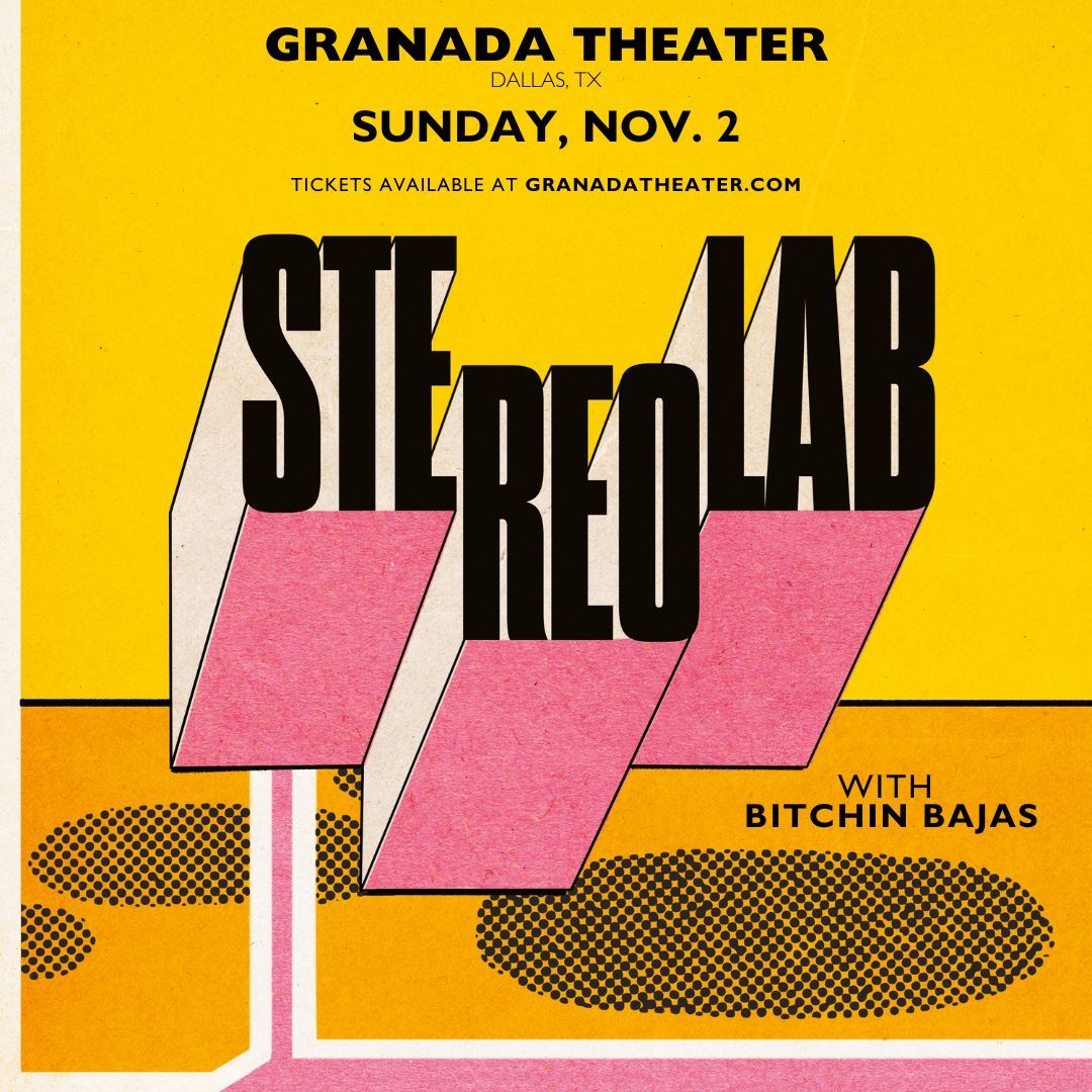 📻 NOV. 2
Stereolab returns to Granada Theater, bringing their hypnotic rhythms and mesmerizing vocals back to Dallas! 💥 With support from Bitchin' Bajas
💿 Listen to their new album "Instant Holograms on Metal Film", out now!
🎟️  buff.ly/4zhC7zn