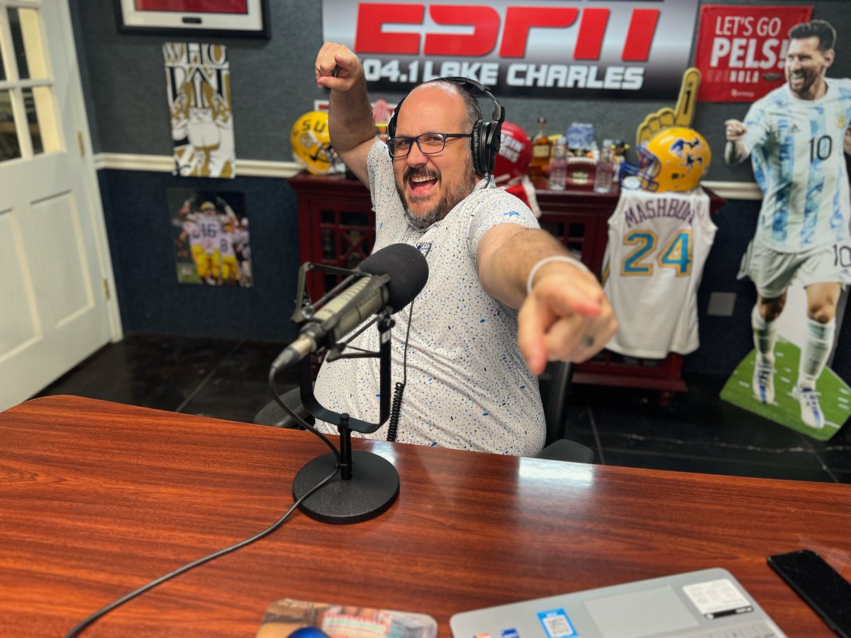 ESPN-Southwest Louisiana (@espn_swla) on Twitter photo 🚨Thursday edition of RP3 & Meche featuring <a href="/HuntPalmer88/">Hunt Palmer</a> <a href="/HtownWheelhouse/">Htown Wheelhouse™️2X World Series Champs '17, '22</a> and <a href="/Les_East/">Les East</a> 🚨
<a href="/RPIII_Sports/">Raymond Partsch III</a> <a href="/yamesmeche/">James Meche</a>
audiomack.com/espn-southwest… 🚨Thursday edition of RP3 & Meche featuring <a href="/HuntPalmer88/">Hunt Palmer</a> <a href="/HtownWheelhouse/">Htown Wheelhouse™️2X World Series Champs '17, '22</a> and <a href="/Les_East/">Les East</a> 🚨
<a href="/RPIII_Sports/">Raymond Partsch III</a> <a href="/yamesmeche/">James Meche</a>
audiomack.com/espn-southwest…