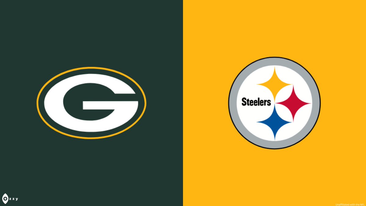 OzzyNFL's tweet image. Packers at Steelers - Oct 26 - Sunday Night Football
