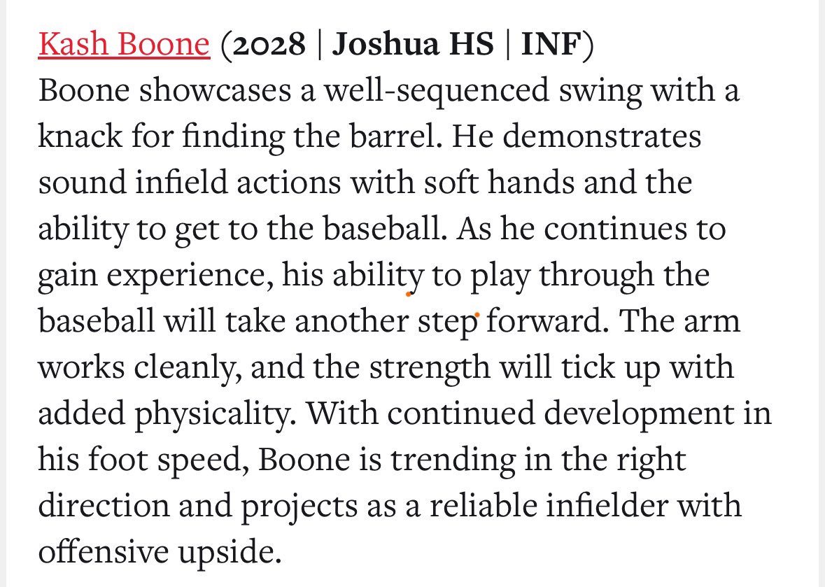 Kash Boone (@boone_kash54463) on Twitter photo Thanks for the write up <a href="/PrepBaseball_TX/">Prep Baseball Texas</a> excited to start the summer season <a href="/DFWTwins/">DFW TWINS</a> <a href="/JoshuaOwlsBSBL/">Joshua High School Baseball</a> <a href="/BUncommitted/">Baseball_Uncommitted</a> Thanks for the write up <a href="/PrepBaseball_TX/">Prep Baseball Texas</a> excited to start the summer season <a href="/DFWTwins/">DFW TWINS</a> <a href="/JoshuaOwlsBSBL/">Joshua High School Baseball</a> <a href="/BUncommitted/">Baseball_Uncommitted</a>