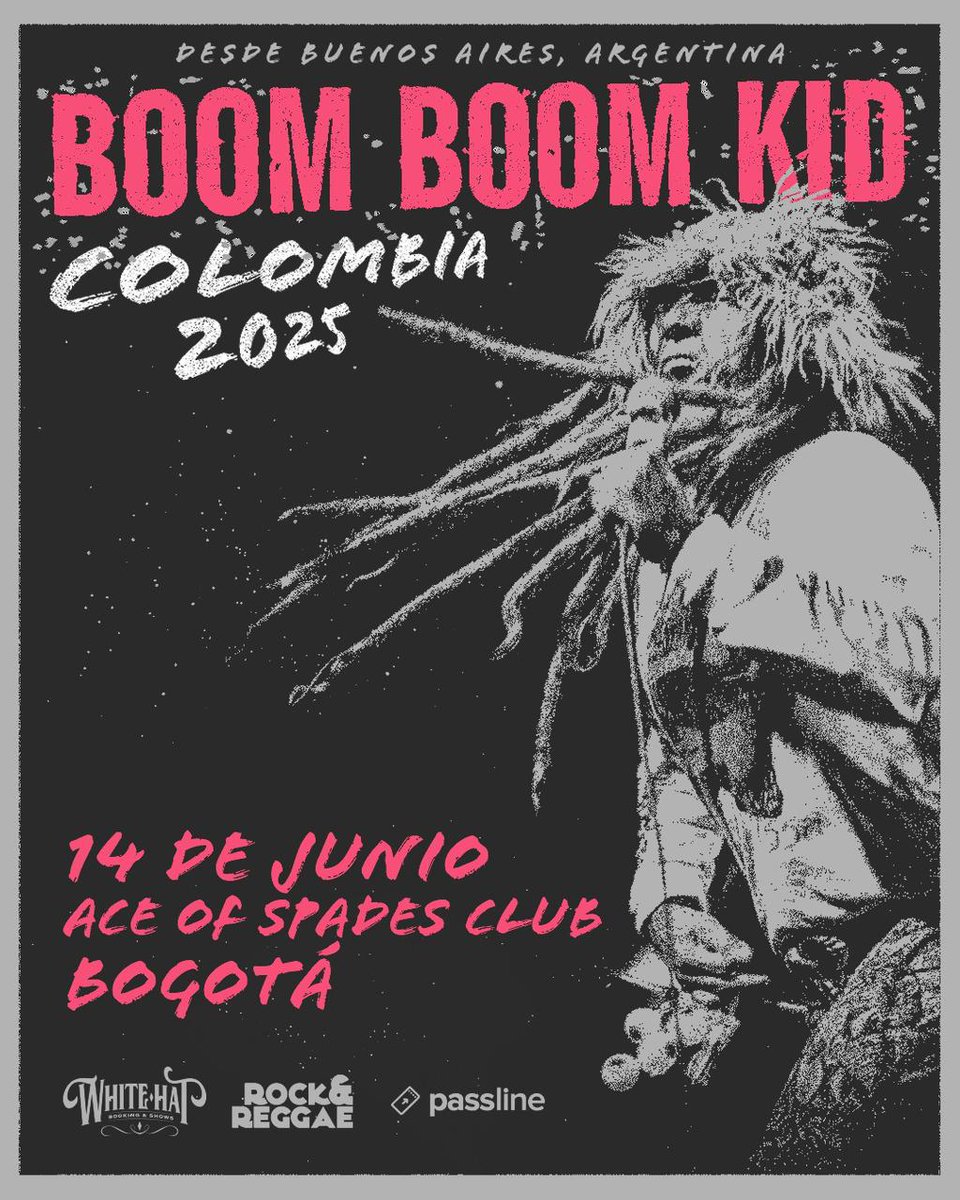 Henryrage 🤘🏽 (@henryrage) on Twitter photo Vienen los legendarios Boom Boom Kid a Colombia y el 14 de junio estarán en #AceOfspades boleteria en <a href="/PasslineC/">Passline Colombia</a> Vienen los legendarios Boom Boom Kid a Colombia y el 14 de junio estarán en #AceOfspades boleteria en <a href="/PasslineC/">Passline Colombia</a>