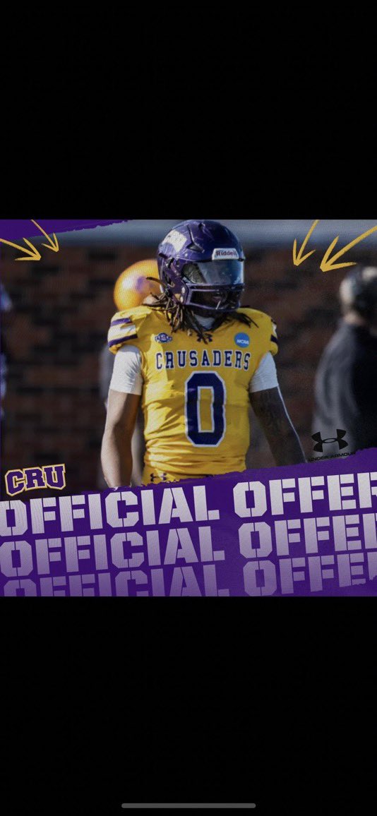 MarcusAndrade68's tweet image. After a great conversation with @KeithStiffle, I am honored and grateful to have received an offer from @CruFootball. I sincerely appreciate the opportunity!@coachwise91 @CoachARoan.  #Thankful #CruFootball #Blessed