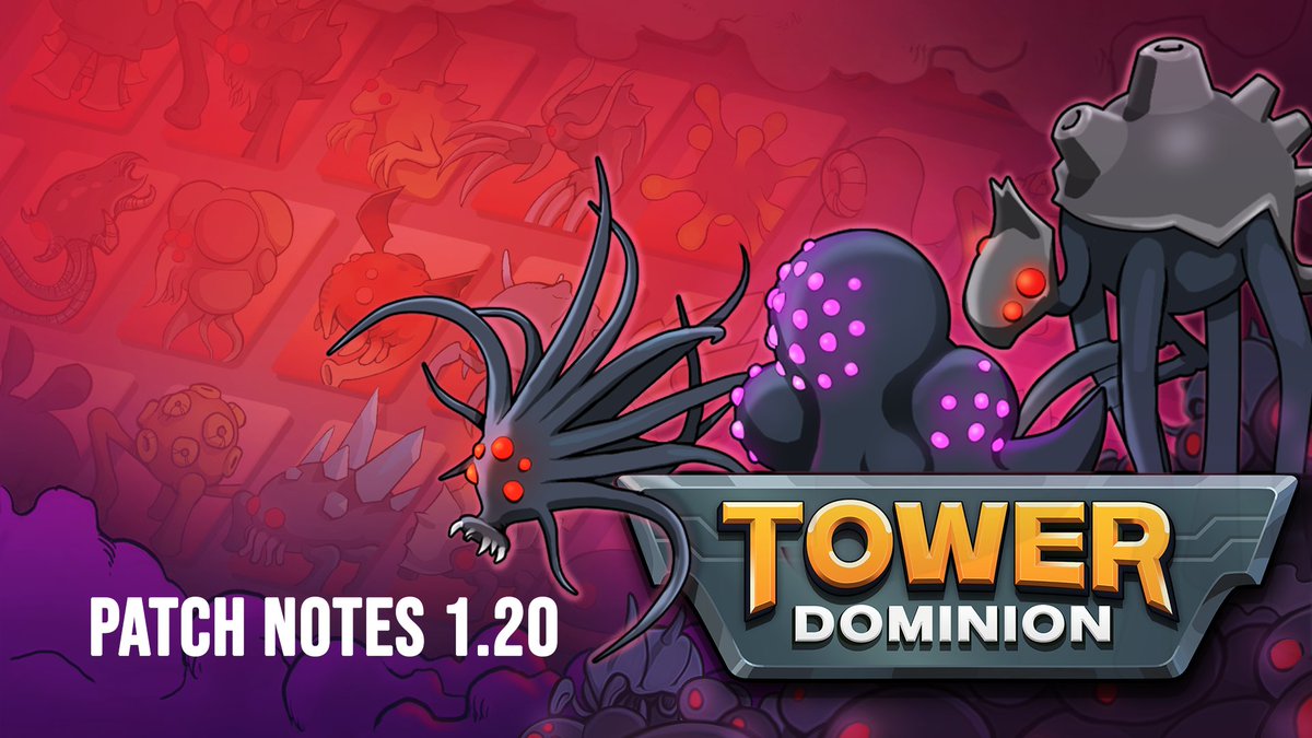 ⚔️PATCH NOTE 1.20⚔️
Commanders this is a major update!🫡

♾New endless Mode: bigger maps, smoother pacing, 3 new monsters!

📖 Codex improved: preview upgrades, now accessible in-game.

More to come, tell us what you think!

Full patch notes on Steam, Discord &amp; Reddit.
#Update