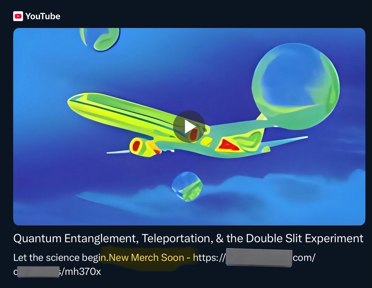 Nothing screams, “I’ve figured out how to teleport entire jet airliners using quantum engagement” better than “New Merch Soon” 🤣 Let the science begin! 🙄😂🤣