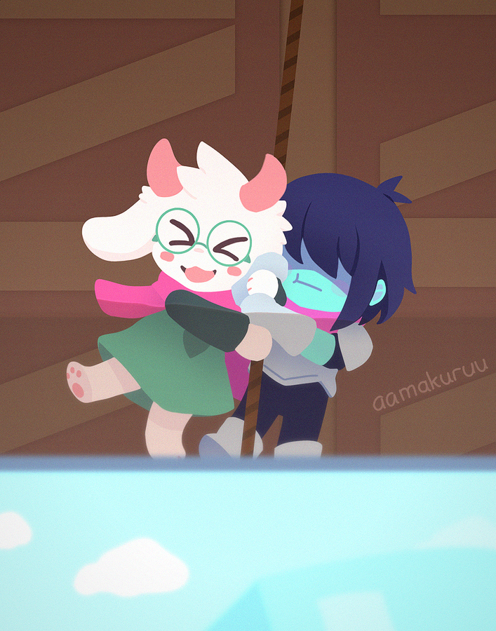 aamakuruu's tweet photo. Hanging Together

#deltarune https://t.co/qf54z2JgEB