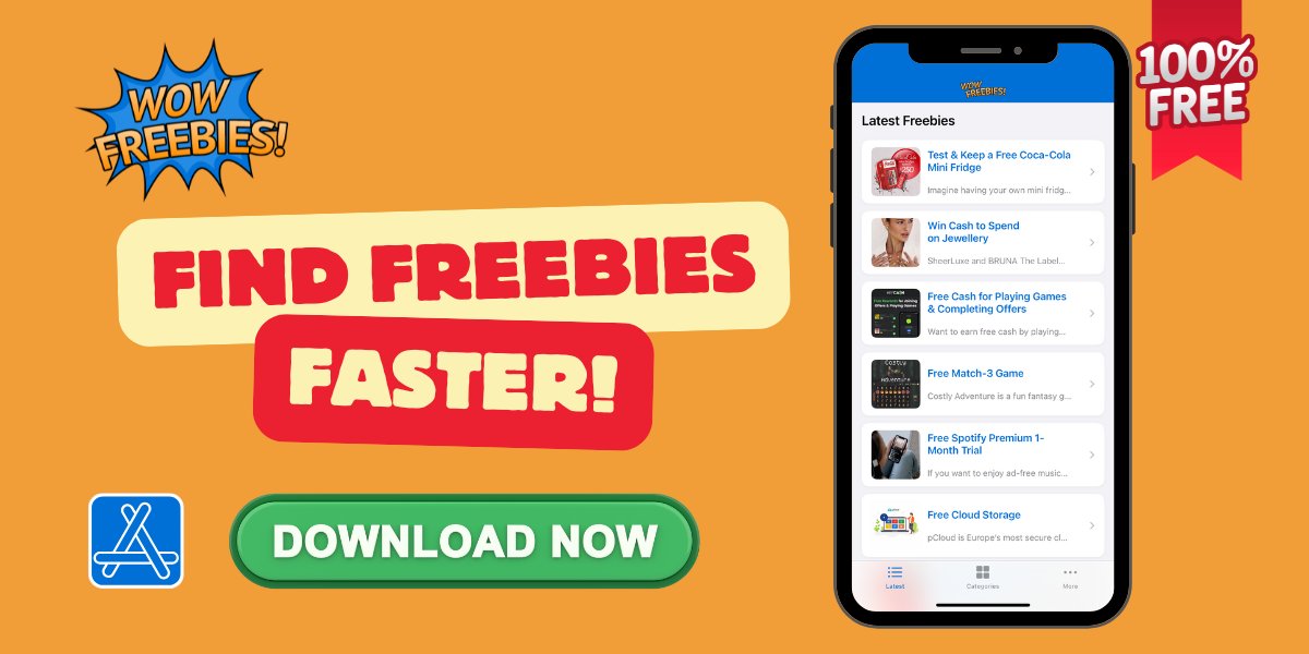 WOWFreebiesIE's tweet photo. Exciting news! Our free mobile app is out now on iPhone 📲

Download the free WOW Freebies mobile app to keep up with freebies easier than ever. 🤩

👉🏻 Get it here: https://t.co/ZhhHxa660y https://t.co/1c0piE1yQb