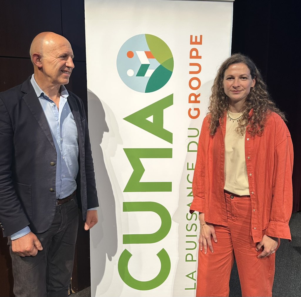 Dominique Potier (@potierdominique) on Twitter photo 🧑🌾 Heureux d’être invité du congrès des <a href="/CUMAFrance/">Réseau cuma</a> pour 80eme anniversaire de ce grand mouvement coopératif. Merci ! Débat avec <a href="/FPurseigle/">Francois Purseigle</a> et Marine Boyer, nouvelle Présidente 🙌 Nous avons plein de combats communs. <a href="/ESS_France/">ESS France</a> <a href="/Mouv_ImpactFr/">Mouvement Impact France</a> <a href="/socialistesAN/">Députés Socialistes et apparentés</a> <a href="/PouvoirDeVivre/">Le Pacte du Pouvoir de Vivre</a> 🧑🌾 Heureux d’être invité du congrès des <a href="/CUMAFrance/">Réseau cuma</a> pour 80eme anniversaire de ce grand mouvement coopératif. Merci ! Débat avec <a href="/FPurseigle/">Francois Purseigle</a> et Marine Boyer, nouvelle Présidente 🙌 Nous avons plein de combats communs. <a href="/ESS_France/">ESS France</a> <a href="/Mouv_ImpactFr/">Mouvement Impact France</a> <a href="/socialistesAN/">Députés Socialistes et apparentés</a> <a href="/PouvoirDeVivre/">Le Pacte du Pouvoir de Vivre</a>