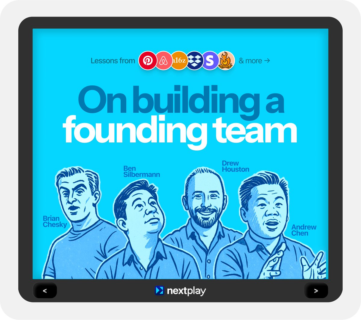 On Building a Founding Team

We partnered with <a href="/mercury/">Mercury</a> to produce a guide with tactical advice for founders and candidates

access here: nextplayso.substack.com/p/on-building-…