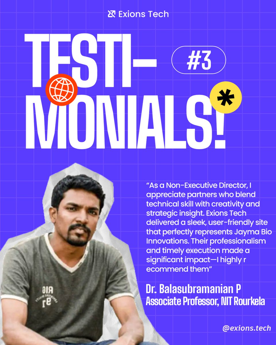 Just 2 weeks after launch—and our client’s seeing real growth.

At Exions Tech, we build more than websites. We build impact.

Yours could be next. 🚀

#WebDesign #StartupSupport #ExionsTech #GrowthMatters #TechSolutions #Entrepreneur