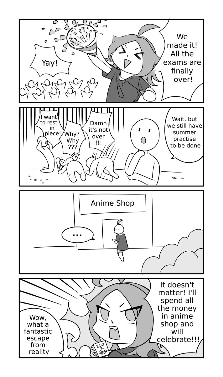 AkariSayaka01's tweet image. Hi there! All Akari-chan's exams are finally over! And even though there is going to be summer practise too soon, she prefers to celebrate in anime shop like nothing gonna make her busy ever again! Thank you for support and hope you'll enjoy this page!🔥