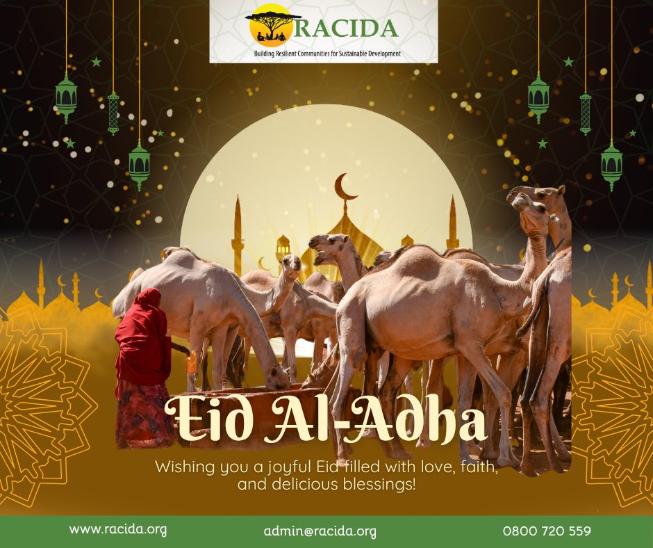 As we mark this sacred occasion of sacrifice, compassion, and unity, we extend our heartfelt wishes to all our partners, communities, and supporters.
May this Eid bring peace, generosity, and renewed hope to all those we serve.
Eid Al Adha Mubarak