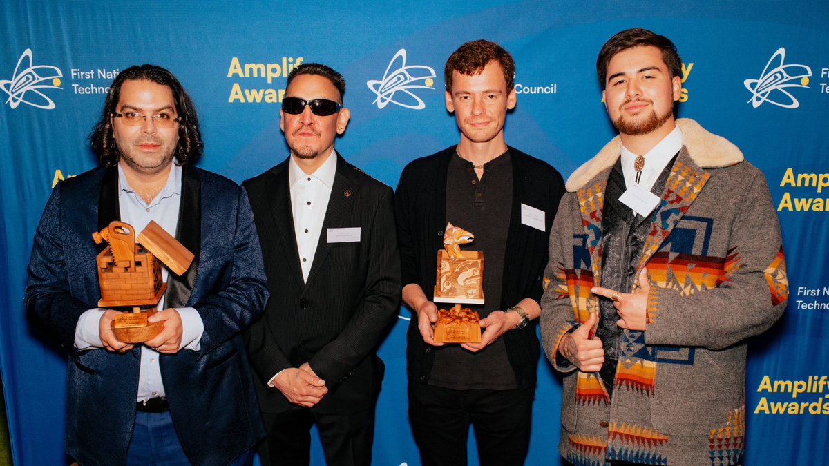 “The Amplify Awards celebrate Indigenous innovation in technology and community impact. From wearable tech regalia to uniquely co-created awards, every element reflects a commitment to community and reciprocity.” -  Leah Bartko, Chief of Staff

👉 bit.ly/444ndIA