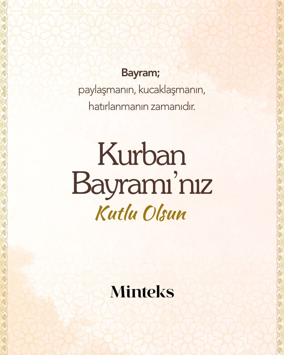 minteks's tweet image. #kurbanbayramı