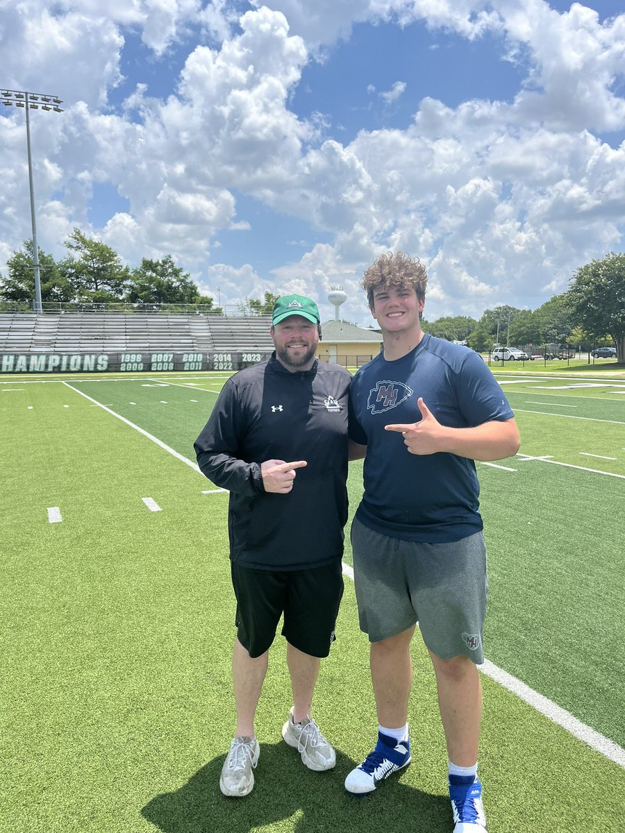 JohnPFoley77's tweet image. Great day today, Delta State‼️ thank you @CoachFletch72 for the workout!! @CoachToddCooley @DSUStatesmen #blessed #AGTG