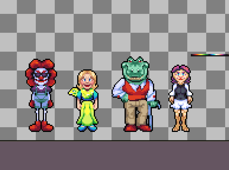 Working on some town characters for my game, any name suggestions?

#pixelart #indiegame #gamedev