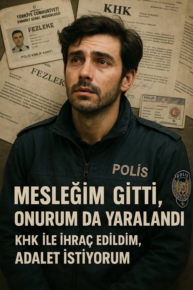 Karadayı (@4994karaa) on Twitter photo <a href="/Mesutdogan060/">Mesut Doğan</a> 🇹🇷 Türkiye Cumhuriyeti mahkemeleri “suç yok” dedi.
📜 Beraat ettik, takipsizlik aldık.
Ama KHK ile mesleğimizden ihraç edildik.
Bu nasıl adalet?
#KHKlılarAdaletİstiyor <a href="/Mesutdogan060/">Mesut Doğan</a> 🇹🇷 Türkiye Cumhuriyeti mahkemeleri “suç yok” dedi.
📜 Beraat ettik, takipsizlik aldık.
Ama KHK ile mesleğimizden ihraç edildik.
Bu nasıl adalet?
#KHKlılarAdaletİstiyor