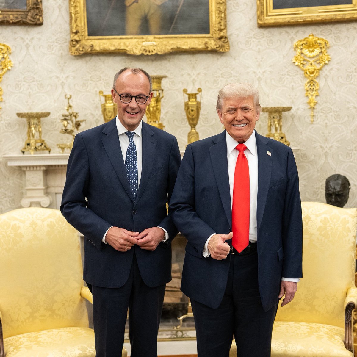 Voller Erfolg! #Merz zeigt sein Format als Staatsmann.
