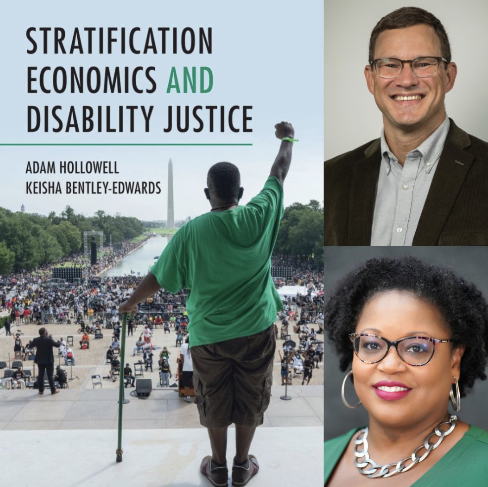 The Cook Center on Social Equity (@dukesocialeq) on Twitter photo 🚨 New Book 🚨
Stratification Economics and Disability Justice by Cook Center faculty <a href="/aehollowell/">Adam Hollowell</a> and <a href="/Keisha_Bentley/">Keisha Bentley-Edwards</a>
explores how the work of Black disabled activists can and should inform economic analysis of inequality in the U.S.
bit.ly/SEDJ2025 🚨 New Book 🚨
Stratification Economics and Disability Justice by Cook Center faculty <a href="/aehollowell/">Adam Hollowell</a> and <a href="/Keisha_Bentley/">Keisha Bentley-Edwards</a>
explores how the work of Black disabled activists can and should inform economic analysis of inequality in the U.S.
bit.ly/SEDJ2025