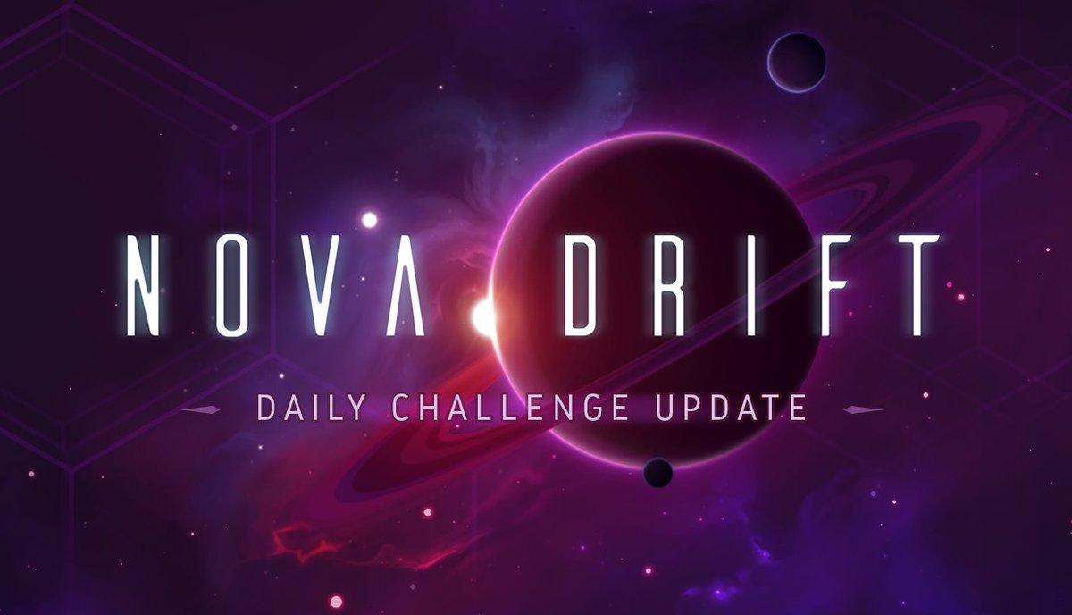 Nova Drift's DAILY CHALLENGE update is live!

store.steampowered.com/app/858210/Nov…

Featuring 10 daily challenges + 23 random modifiers, ensuring a unique scenario every day of the year.  50% off for the next week as part of the WORLD OCEAN DAY charity event as well...