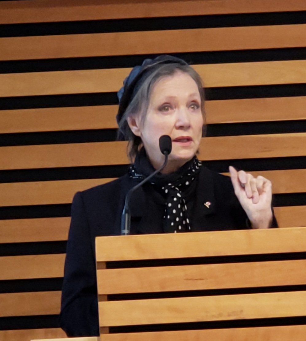 PetersonLitFund's tweet image. The #PetersonLiteraryFund was a proud sponsor of this year's @NATOCanada security conference focusing on Ukraine. @LisaShymko, PLF chair & a Director of #NATOCanada introduced keynote speaker, author - journalist @dianefrancis1.
Panelists included @general_ben, ambassador…