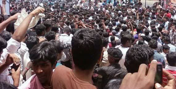 During Arrambam in Bangalore.