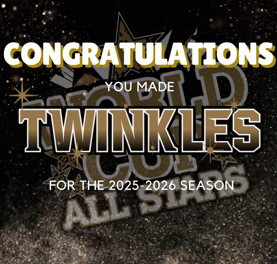 So excited for this season! It is going to be a good one😆✨💫  Let's do this!! #ProudToBeWC 
Shooting Stars - Large All Girl 6
Twinkles - Youth 5