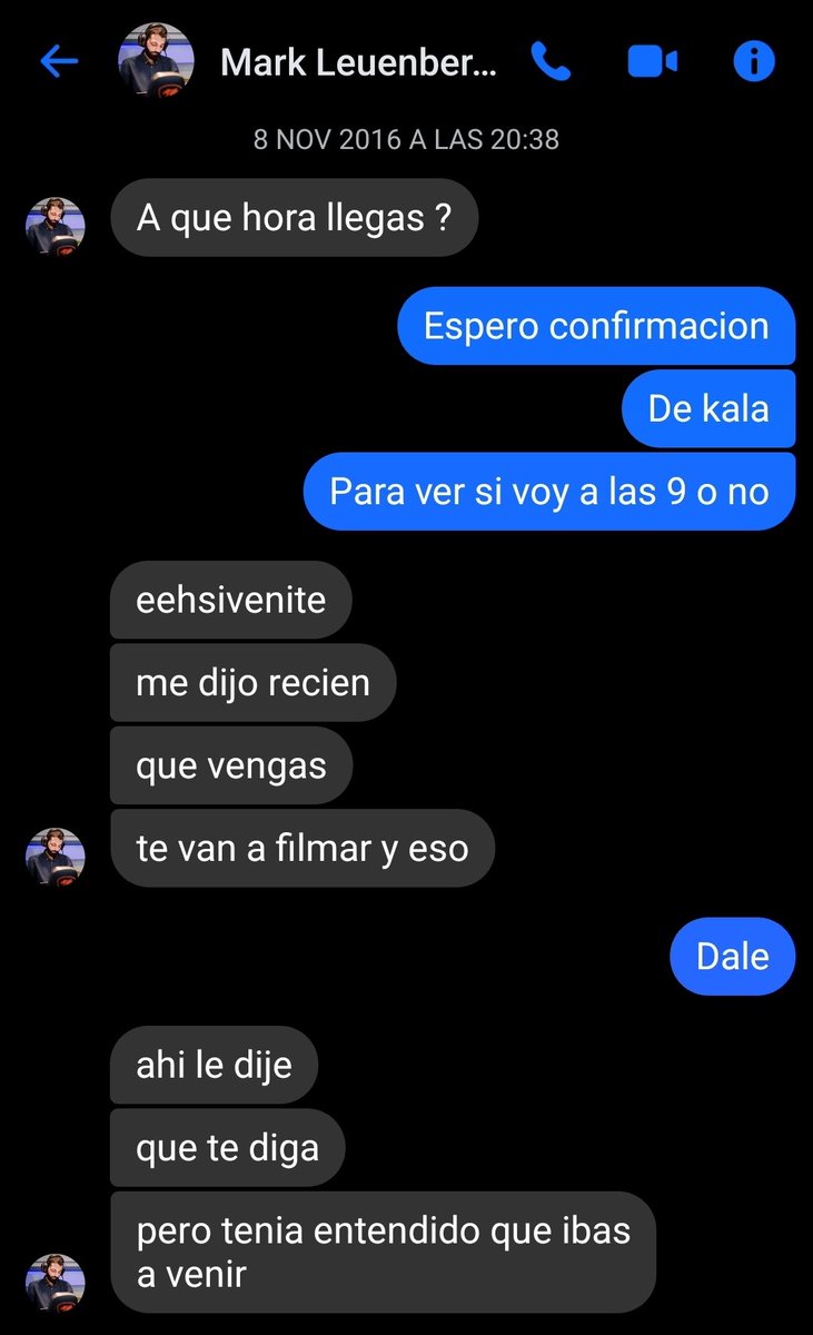 No tengo la llamada de kala ese dia pero aqui comenzo lo que probablemente sea una de las  mejores etapas de mi vida