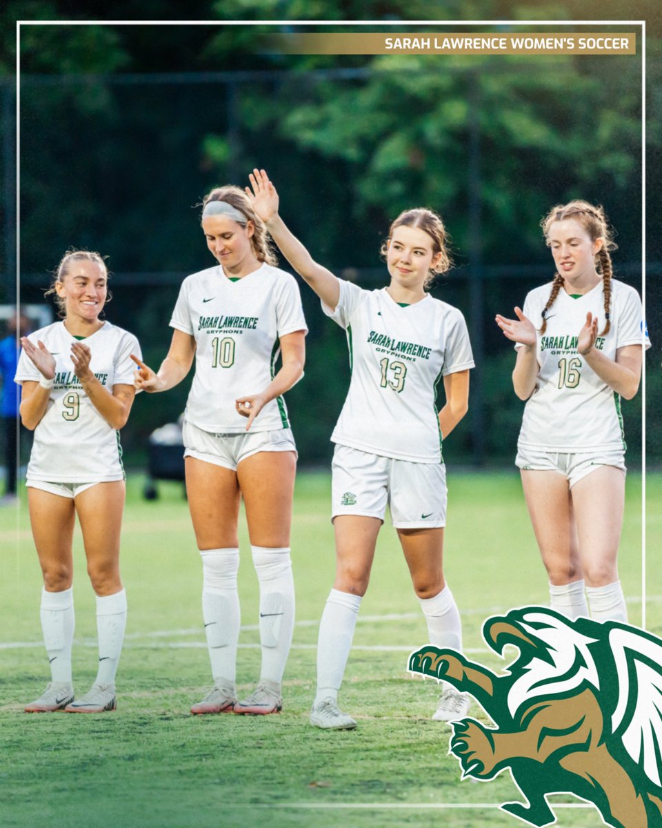 Sarah Lawrence College Athletics (@slcgryphons) on Twitter photo 2024 SEASON RECAP
<a href="/slcgryphonswsoc/">Sarah Lawrence Women’s Soccer</a> continued to raise the bar this fall
⚽ Single-Season Team Bests
⚽ Big Movers in the Record Books
⚽ 3 US Coaches All-District Honorees
Read the full season recap at gogryphons.com
#StrengthAndIntelligence
#GoGryphons 2024 SEASON RECAP
<a href="/slcgryphonswsoc/">Sarah Lawrence Women’s Soccer</a> continued to raise the bar this fall
⚽ Single-Season Team Bests
⚽ Big Movers in the Record Books
⚽ 3 US Coaches All-District Honorees
Read the full season recap at gogryphons.com
#StrengthAndIntelligence
#GoGryphons