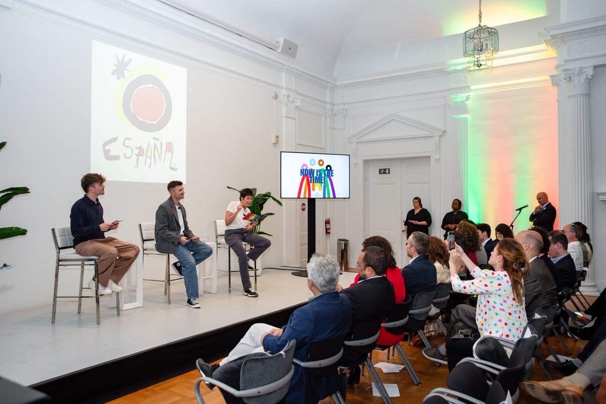 Embassy of Spain USA (@spainintheusa) on Twitter photo Yesterday, Amb. Moreno joined the launch of Barcelona’s WorldPride 2030 bid at the Spanish Cultural Center in DC, alongside Sec. Kimberly Bassett & Sen. Carla Antonelli.
Spain proudly supports this inspiring initiative: Barcelona 2030 🏳️🌈
<a href="/Turespana_/">Turespaña Oficial</a> <a href="/bcn_ajuntament/">Ajuntament de Barcelona</a> <a href="/igualtatcat/">Igualtat i Feminisme</a> Yesterday, Amb. Moreno joined the launch of Barcelona’s WorldPride 2030 bid at the Spanish Cultural Center in DC, alongside Sec. Kimberly Bassett & Sen. Carla Antonelli.
Spain proudly supports this inspiring initiative: Barcelona 2030 🏳️🌈
<a href="/Turespana_/">Turespaña Oficial</a> <a href="/bcn_ajuntament/">Ajuntament de Barcelona</a> <a href="/igualtatcat/">Igualtat i Feminisme</a>