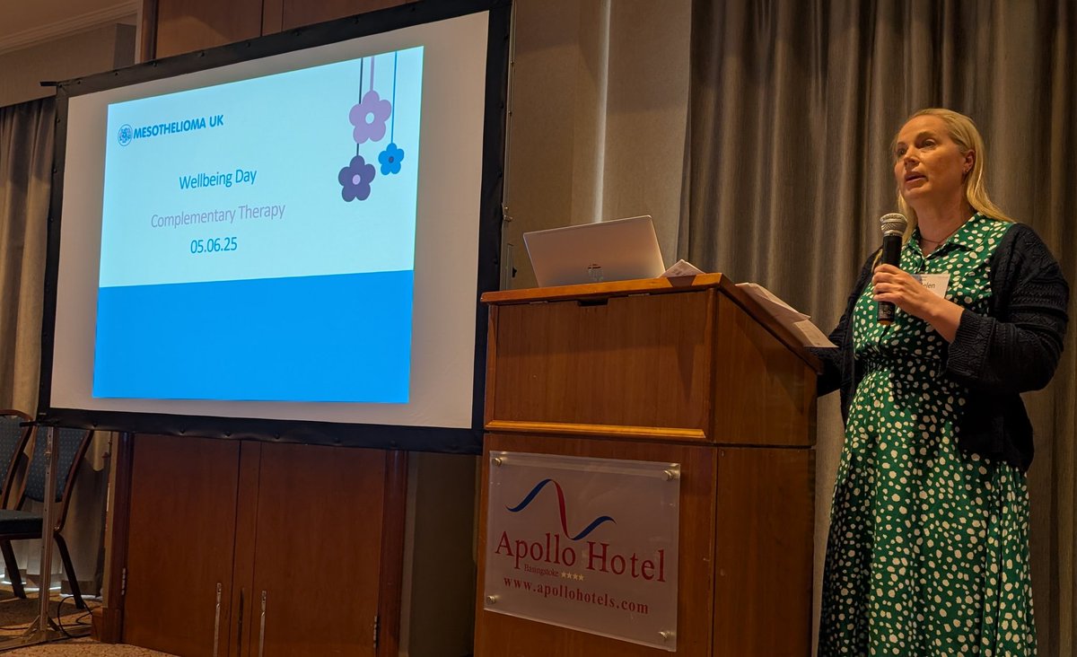 Sam Westbrook (@sam_meso) on Twitter photo The second part of our day showcased our departments involvement in research, and looking after mental wellbeing including how to access complementary therapies <a href="/BasingstokePmi/">PMI Basingstoke</a> <a href="/Mesouk/">Mesothelioma UK</a> <a href="/Pelican_Cancer/">Pelican Cancer Foundation</a> <a href="/PMPSurvivor/">Pseudomyxoma Survivor</a> <a href="/Team_HASAG/">HASAG Asbestos Disease Support</a> The second part of our day showcased our departments involvement in research, and looking after mental wellbeing including how to access complementary therapies <a href="/BasingstokePmi/">PMI Basingstoke</a> <a href="/Mesouk/">Mesothelioma UK</a> <a href="/Pelican_Cancer/">Pelican Cancer Foundation</a> <a href="/PMPSurvivor/">Pseudomyxoma Survivor</a> <a href="/Team_HASAG/">HASAG Asbestos Disease Support</a>