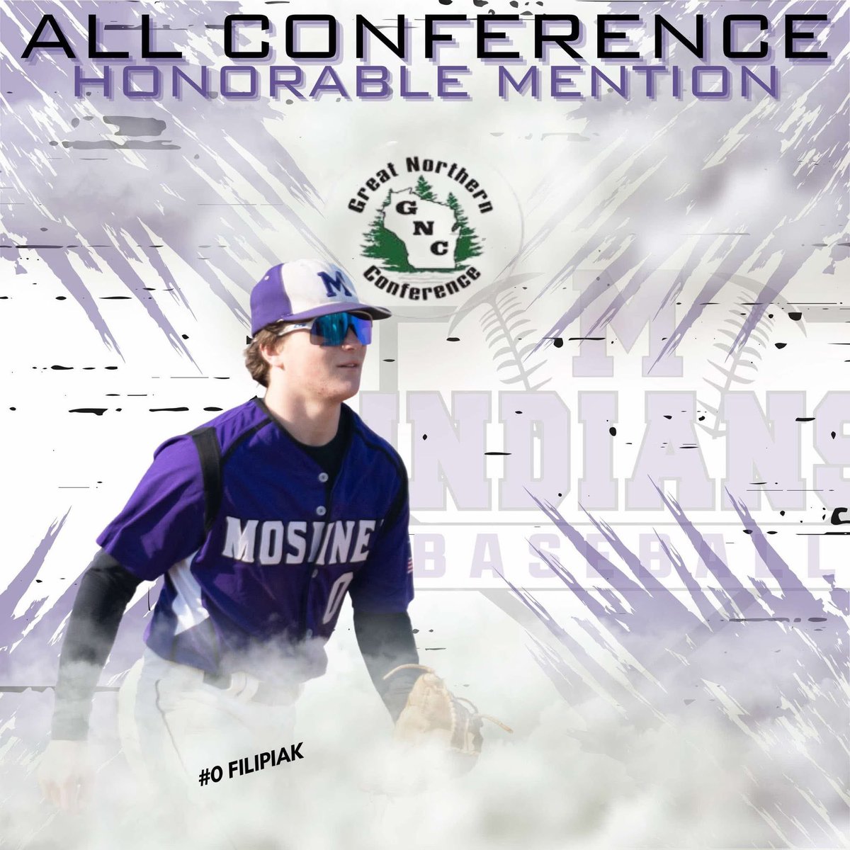 All-GNC

Zach Nechuta - 1st team pitcher
Brady Lokken -1st team infield (unanimous)
Treve Stoffel - 1st team infield
Elliot Yirkovsky - 1st team outfield 

Carter Fandrey - 2nd team outfield 
Sebastian Andersen - 2nd team infield 

Parker Filipiak - Honorable mention utility