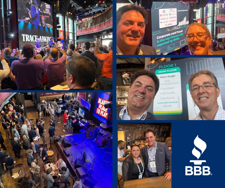 James had a blast at #TechConnect2025 — networking, learning, and a little entertainment too. A great event all around! #BBB #thesignofabetterbusiness