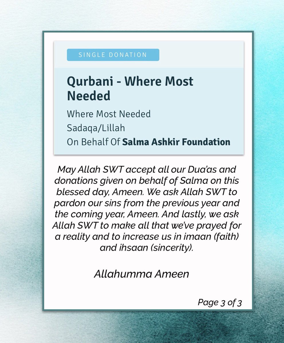 SALMA ASHKIR FOUNDATION tweet media