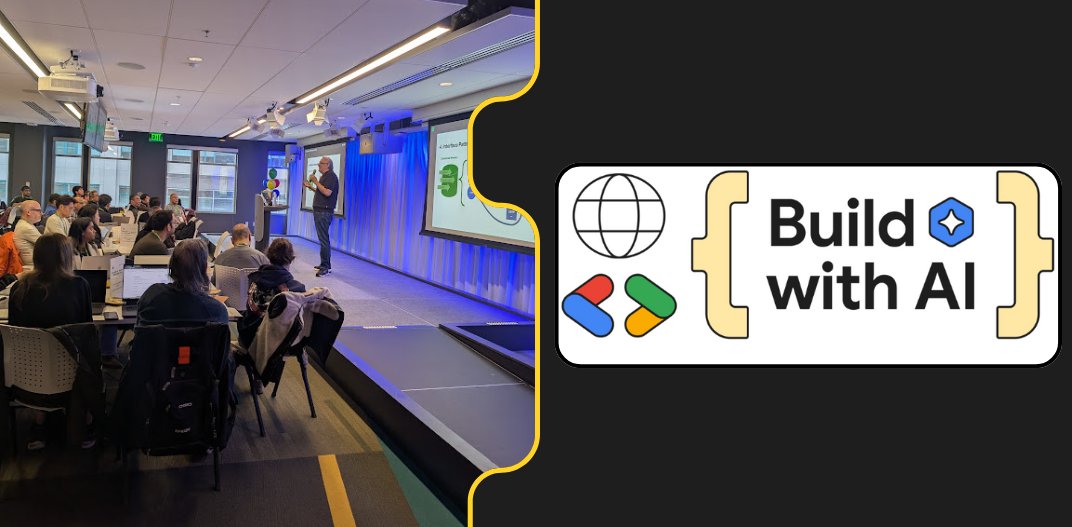 googledevgroups's tweet image. Tackle AI challenges collaboratively. 💪
Join a local #BuildwithAI event now → goo.gle/3Hqv6iJ
Network, learn new techniques from peers and boost your skills in workshops.