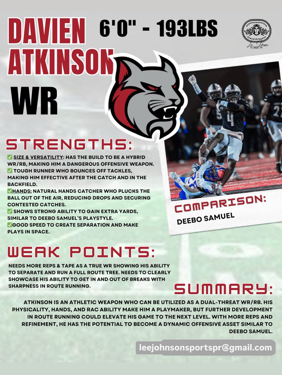 D2wo3hree's tweet photo. Check out my full media package— link in bio!🚀📈🐐 #nfl #ufl #cfl #nextlevel #gamechanger https://t.co/FhVGcWuhVp