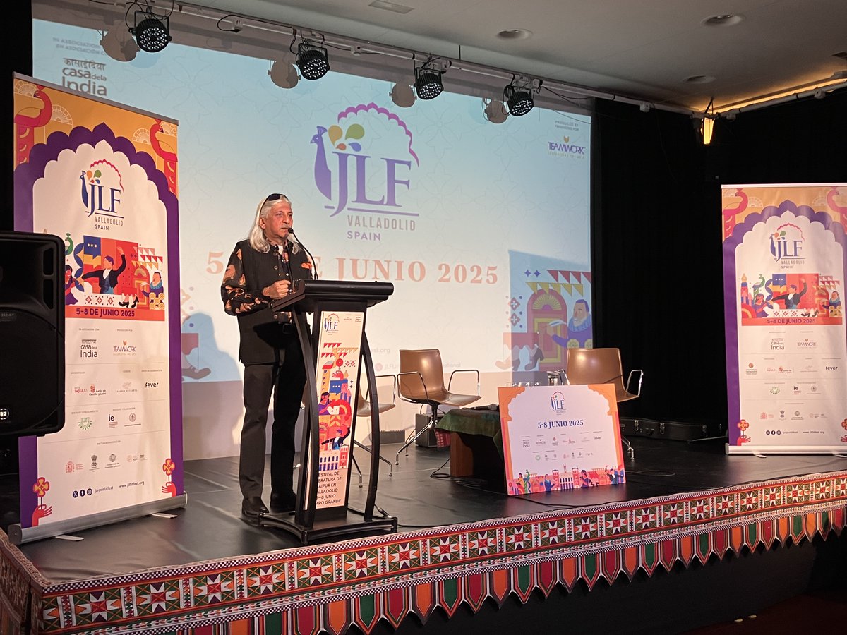 Casa de la India in Spain (@casaindiavll) on Twitter photo 👏 Como parte de los actos de inauguración del #JLFValladolidSpain2025, desde la Casa de la India, en Valladolid: Guillermo Rodríguez, <a href="/DineshKPatnaik/">Dinesh K. Patnaik</a>, @Ohara91, @sanjoykroy y han impartido el discurso inaugural de bienvenida. <a href="/JLFLitfest/">JLF International</a> 👏 Como parte de los actos de inauguración del #JLFValladolidSpain2025, desde la Casa de la India, en Valladolid: Guillermo Rodríguez, <a href="/DineshKPatnaik/">Dinesh K. Patnaik</a>, @Ohara91, @sanjoykroy y han impartido el discurso inaugural de bienvenida. <a href="/JLFLitfest/">JLF International</a>