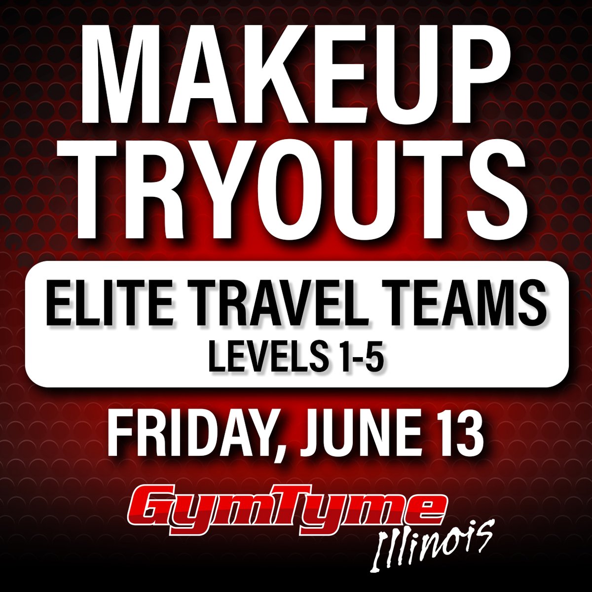 JOIN OUR TEAM! We are still placing athletes for Season 11. Levels 1-3 at 5:30pm. Levels 4 &amp; 5 at 7pm. Sign up TODAY!

gymtymeil.com/page/class-reg…