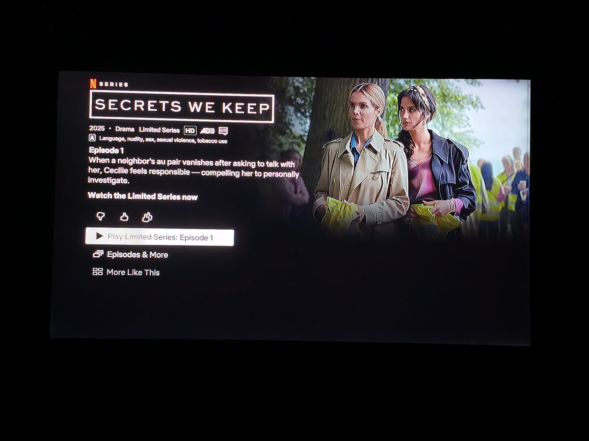 TechWiz97's tweet photo. This Dutch series is extremely watchable & enjoyable. It is short, quick & arresting. Addresses some very important topics that need more discussion.
Genre: Mystery Thriller
My Rating : 7.5/10
#Netflix #SecretsWeKeep https://t.co/ZT0RIkKs6T