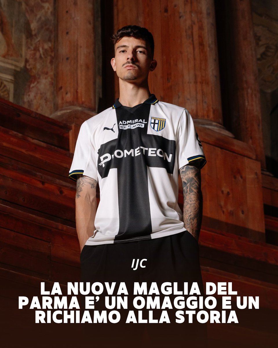 FilippoIJC's tweet photo. 🟡🔵 Parma Calcio e @pumafootball presentano il nuovo Home Kit: un tributo ai 100 anni dalla prima storica partecipazione in Prima Divisione (1925/26).
Iconica croce nera, look rétro, cuore crociato.
Sul retro? Famiglia Gialloblu. 🟡🔵
Vi piace?

@1913parmacalcio
#IJC https://t.co/DAKhLyid57