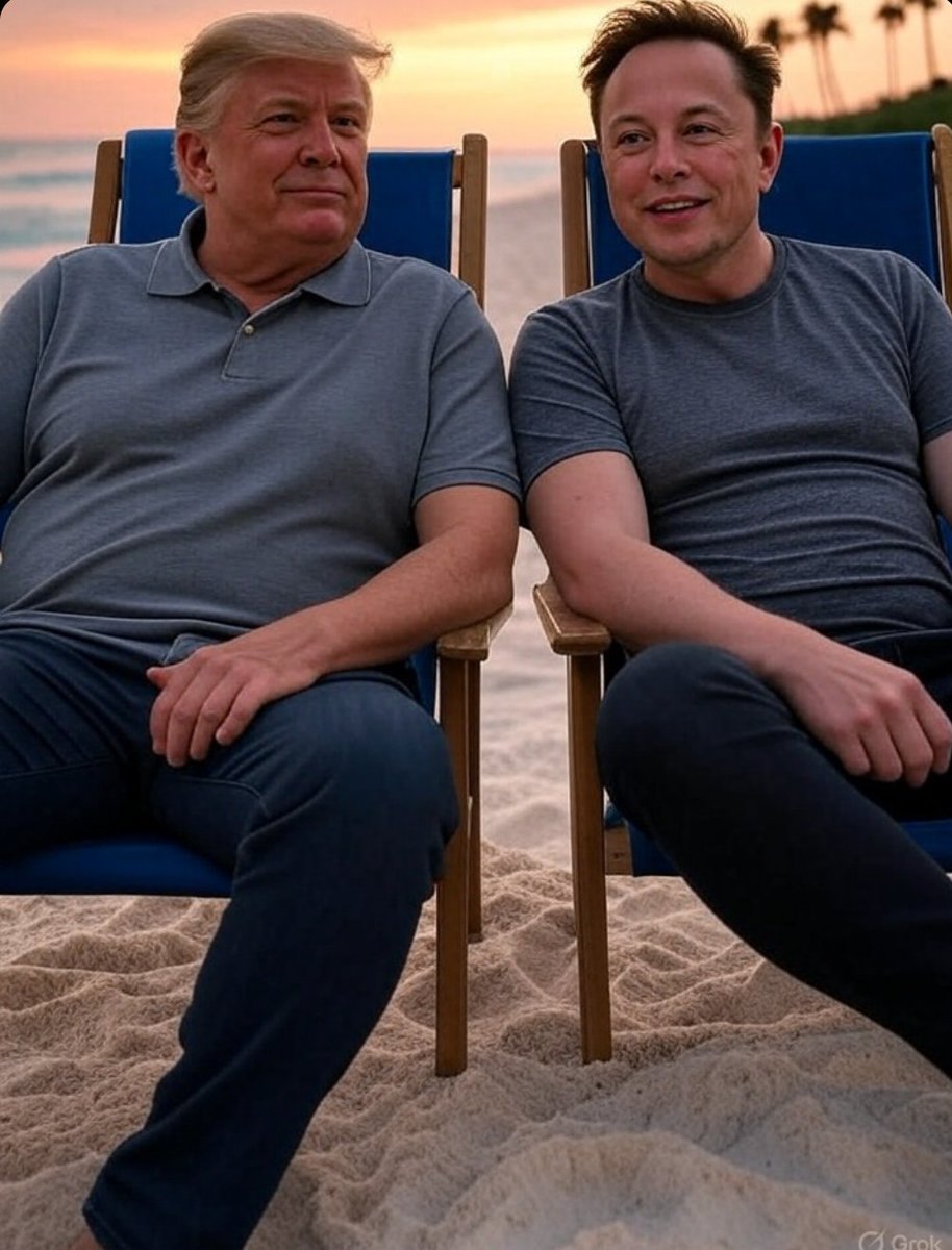 <a href="/elonmusk/">Elon Musk</a> You guys please just go to the beach and work it out!